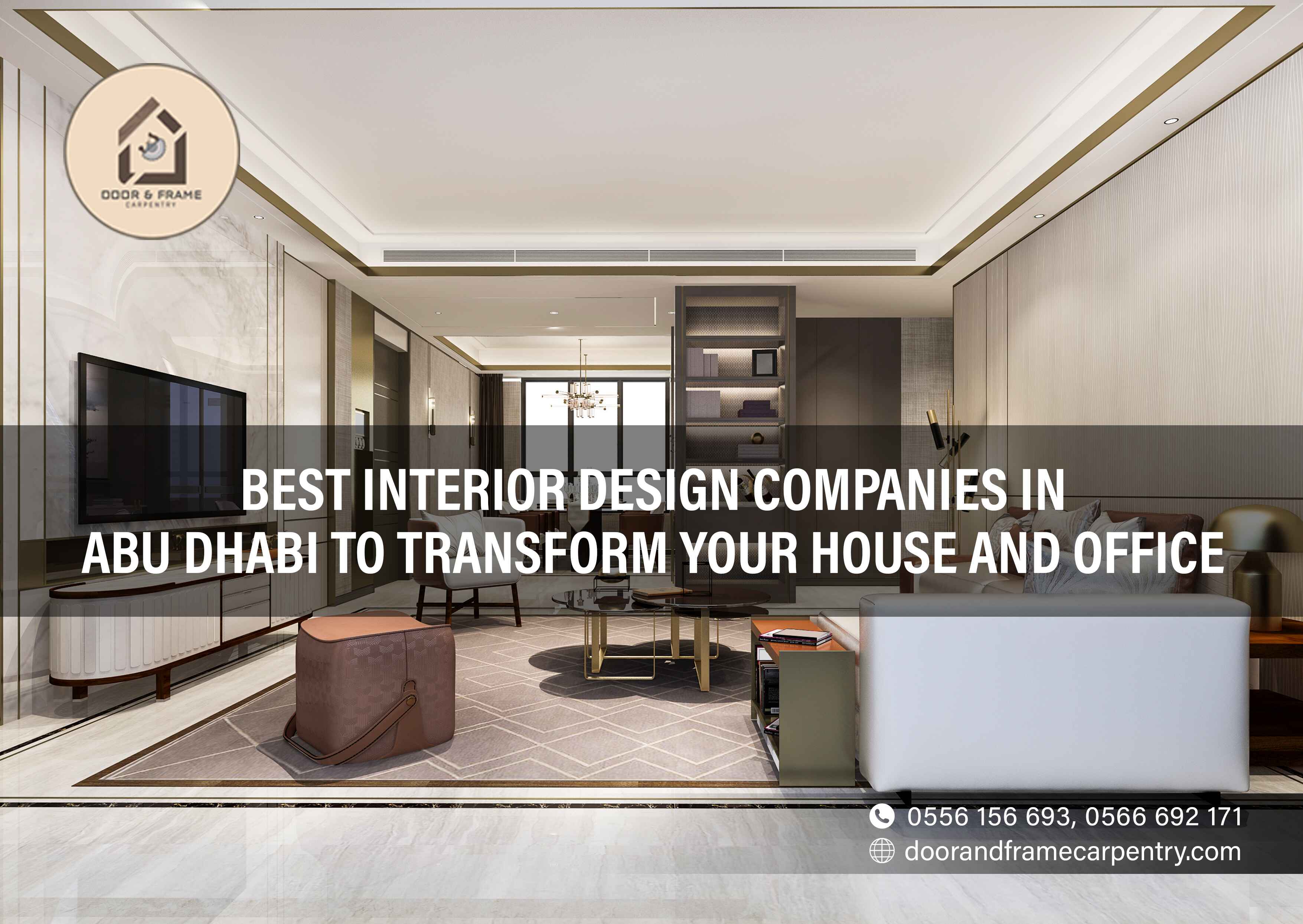 Explore the best interior design companies in Abu Dhabi for homes and offices